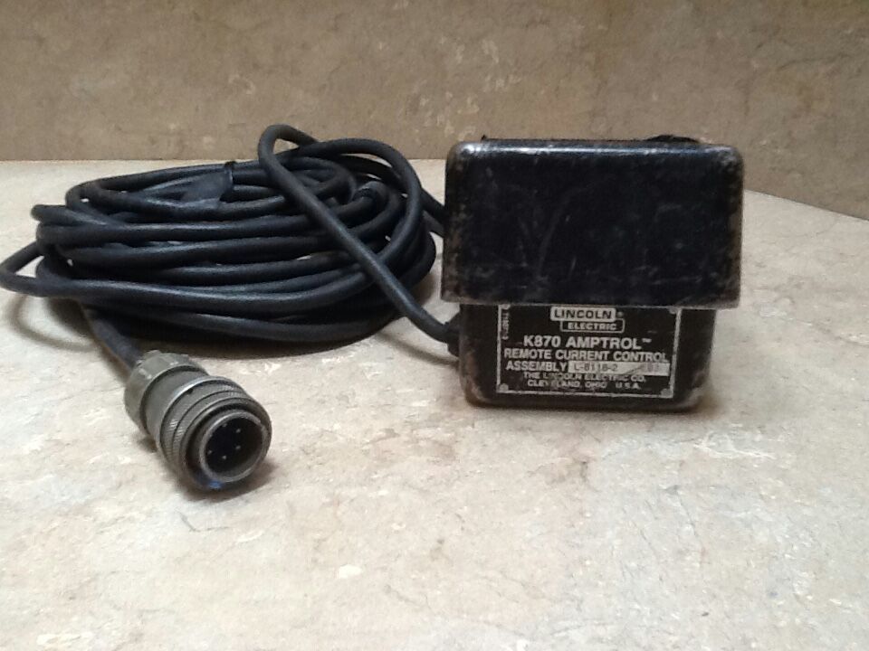 Lincoln Electric K870 Amptrol 6-Pin Foot Control Pedal Model K870 L8118-2