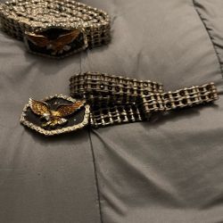 Chain belts with buckles