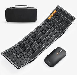 ProtoArc Tri-Fold Portable Rechargeable Bluetooth Keyboard