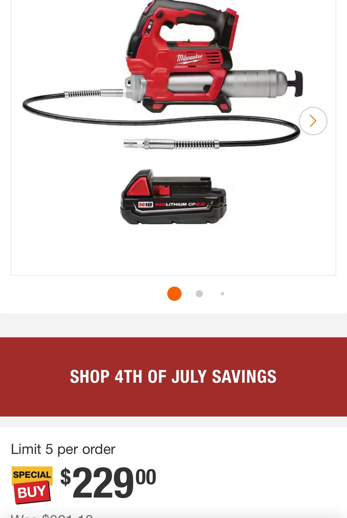 Milwaukee 2 Speed Grease Gun