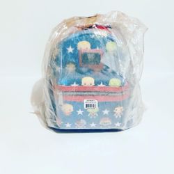 NWT Loungefly Justice League Chibi Print Mini Backpack
