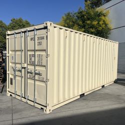 20 FOOT 1-TRIP STD SHED SHACK STORAGE CARGO SHIPPING SEA CONTAINERS 