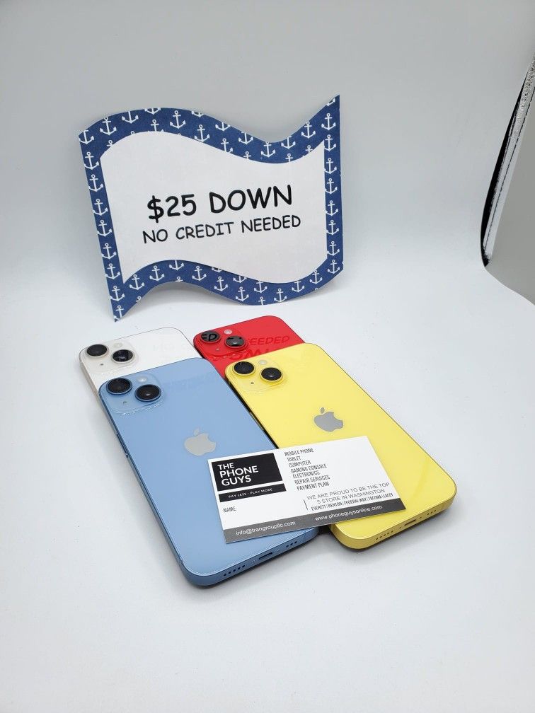 Apple iPhone 14 Plus - $25 Down To Take Home In Payments - NO CREDIT NEEDED