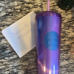 Starbucks Tumbler (Purple Dome )