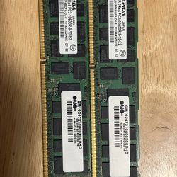8gb (2) 16gb PC3 ram $40