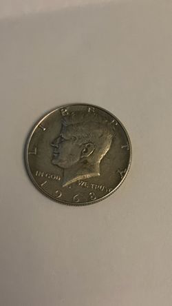 Silver 1968 half dollar
