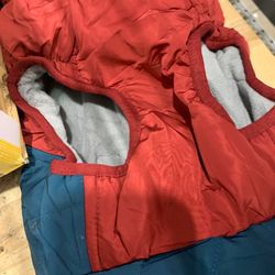 FUAMEY Dog Winter Jacket,Dog Cold Weather Coats Paded Dog Vest with Harness Built in Pet Warm Clothes Dog Apparel with Back Zipper Dog Water Resistant