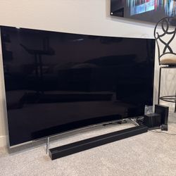 65” Samsung Curved TV