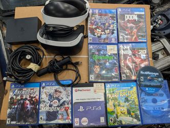 PS4 VR and 10x games