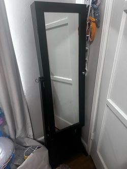 Mirrored Jewelry armoire