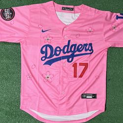 Shonai Ohtani Los Angeles Dodgers Pink Jersey