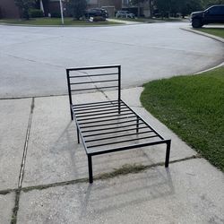 Twin sized metal bed frame