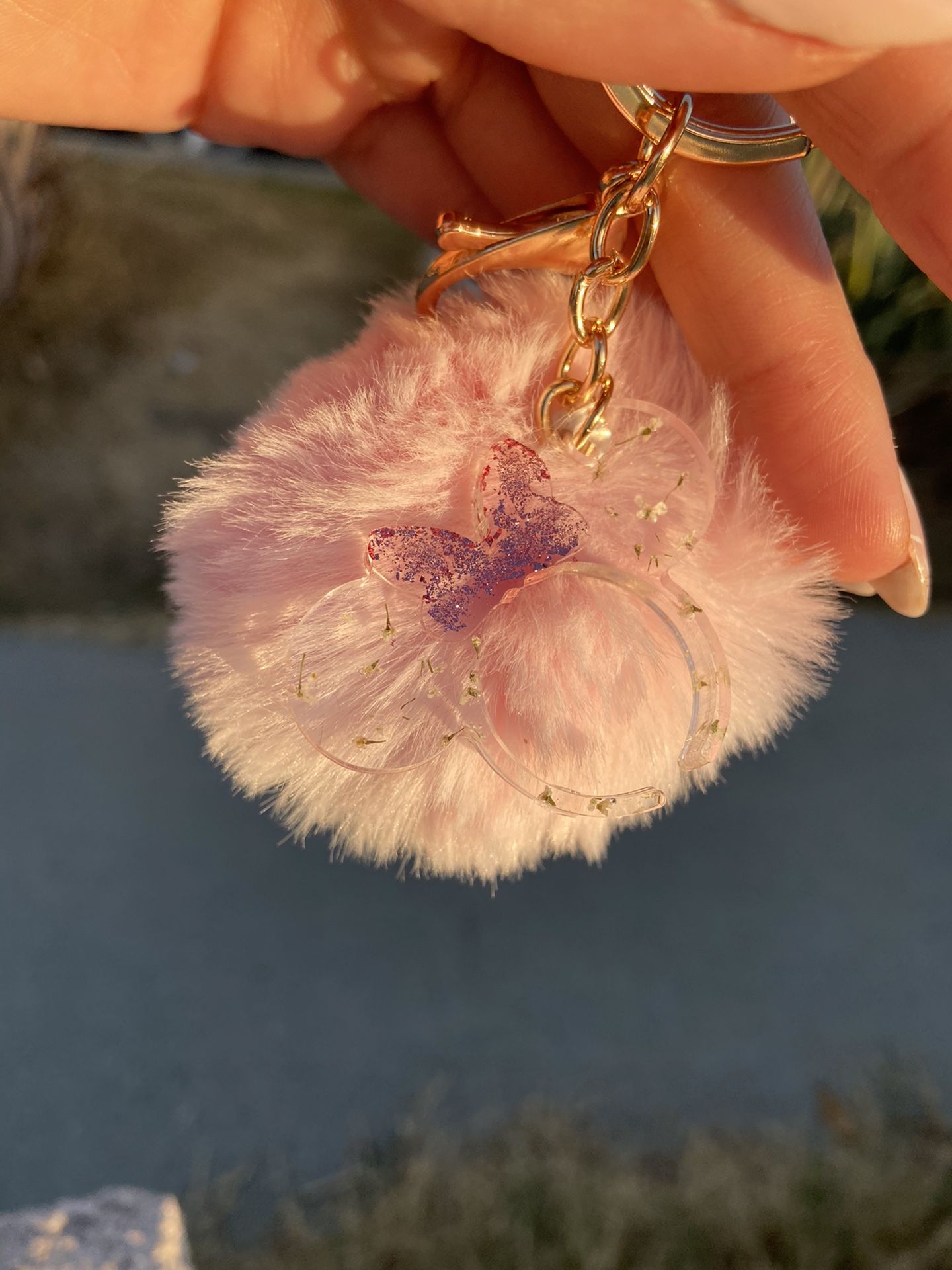 Minnie ears keychain