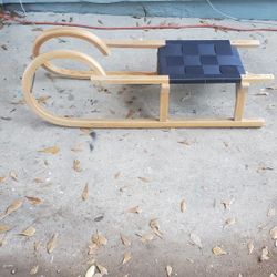 Real Wooden Sled
