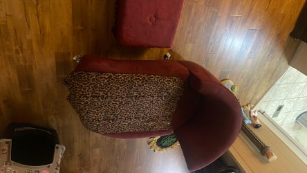 Exotic sofa with a with autumn