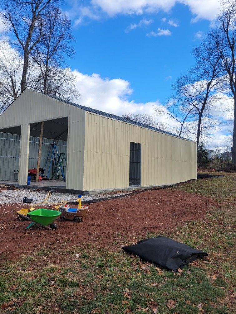 Double Metal Garage 26x33