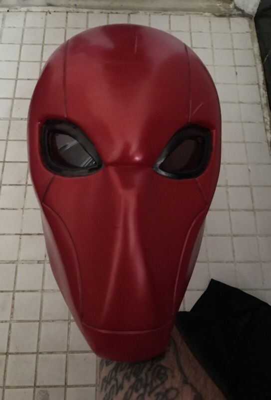 Red hood mask cosplay