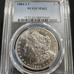 1884-CC Morgan Dollar 