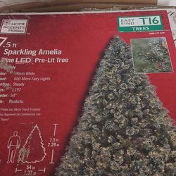 Pre-lit 7.5FT Christmas Tree 
