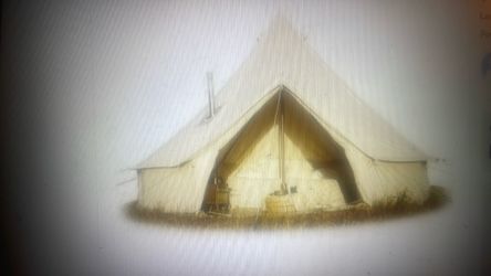 Large Lux Bell tent with stove jack-Glamcamp brand