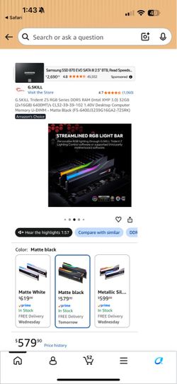 Gaming PC - Ryzen 5 7600X, EVGA GTX 1660 Ti, 32GB DDR5, 1TB NVMe