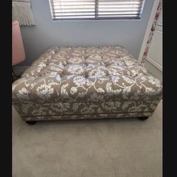 54x54 Ottoman HUGE new tufted 