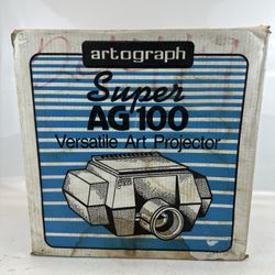 Vintage ARTOGRAPH Super AG-100 Art Tracing Projector Lens Drawing Mural Tested