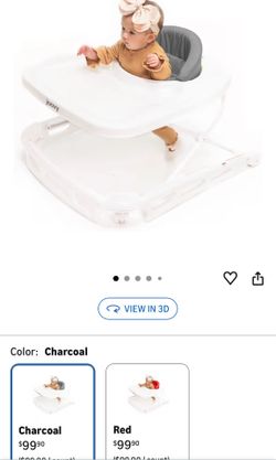 Joovy Spoon Baby Walker & Activity Center Featuring Three Adjustable Heights