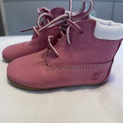 Size 2 Infant Girl Pink Timberlands 