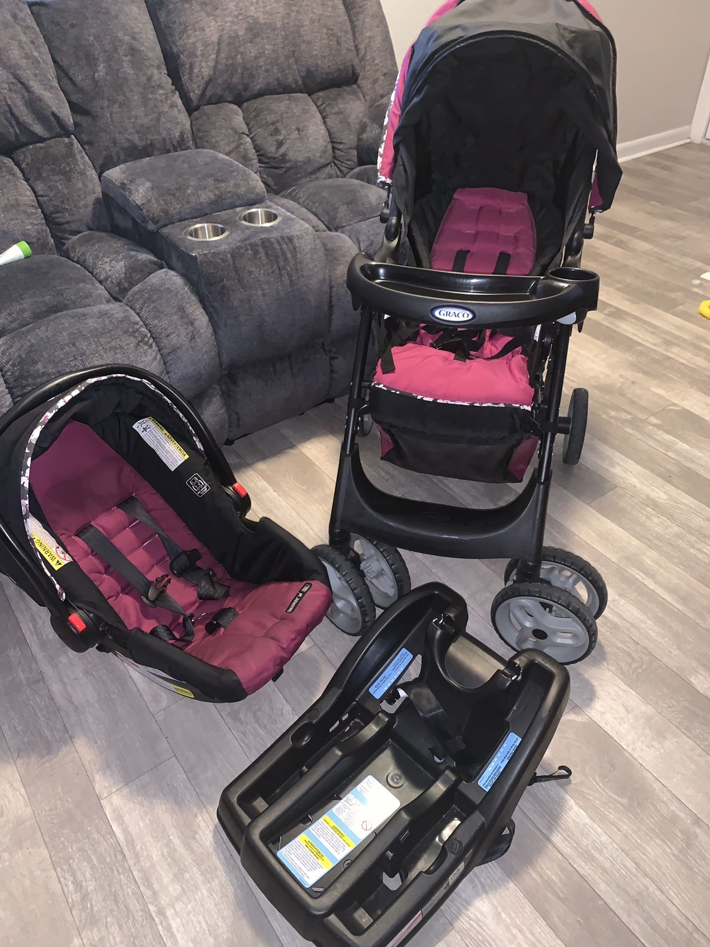 Car seat and stroller