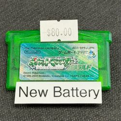 PICKUP ONLY - Pokemon Emerald Japanese GBA