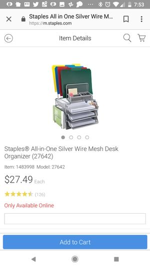 New Staples All In One Wire Mesh Desk Organizer For Orange New Staples All In One Wire Mesh Desk Organizer For Orange Ca Offerup