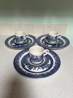 Churchill Blue Willow coffee/tea cup