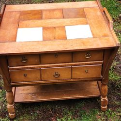 Antique Cherry Wood Table