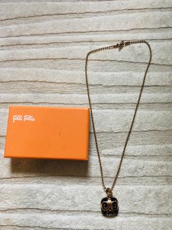 Folli Follie Resin Pendant Ball Chain Necklace