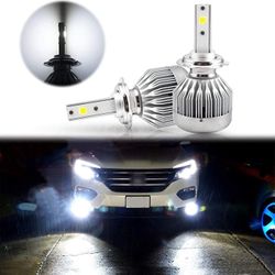 Led headlight bulb ' hid lights conversion kit- any fog or headlight Chevy SilverAdo nissan titan armada honda etc 9006 h7 h4 9007 h9 h13 9008 h1 9005