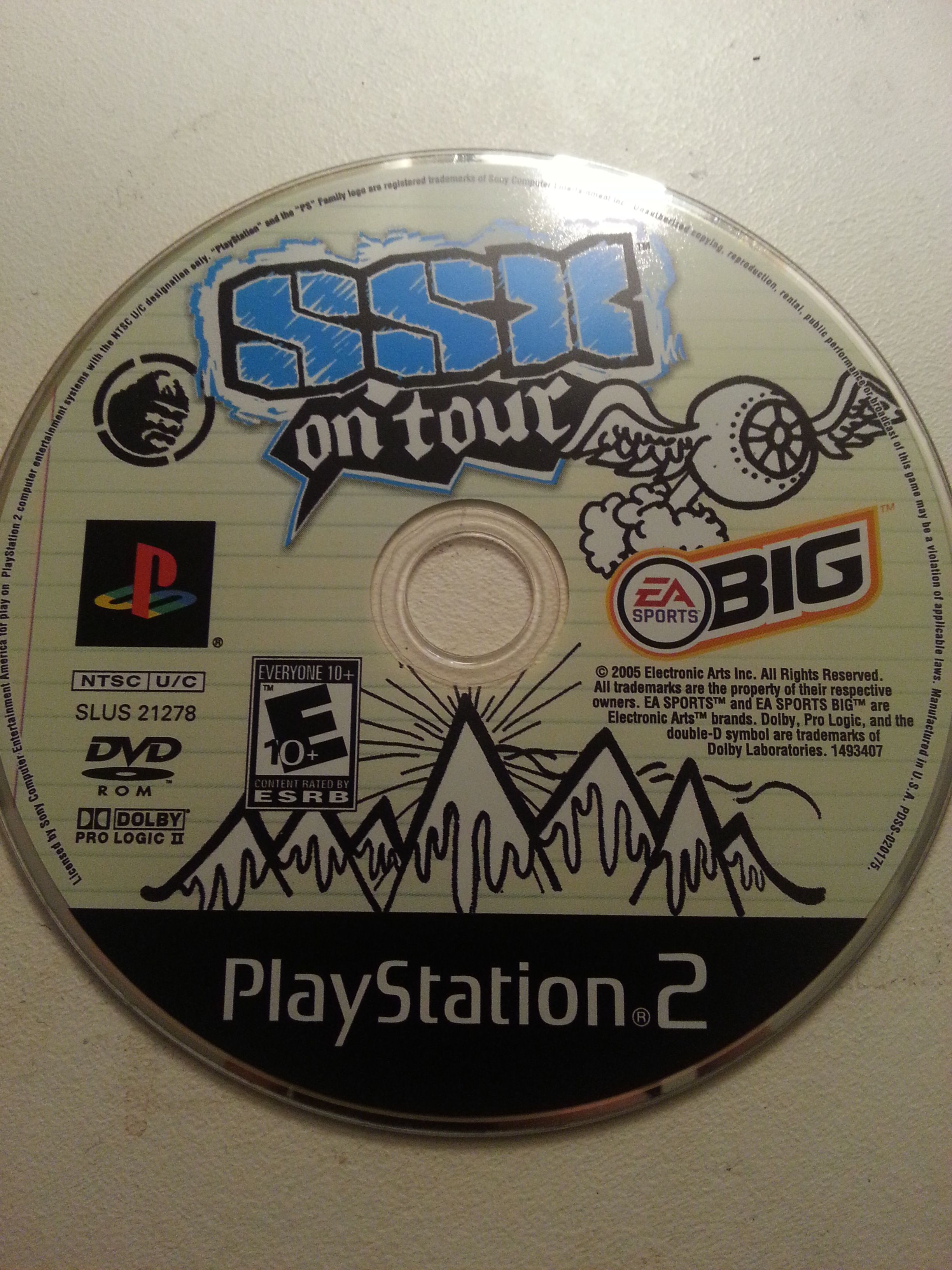 PS2 PlayStation 2 SSX On Tour