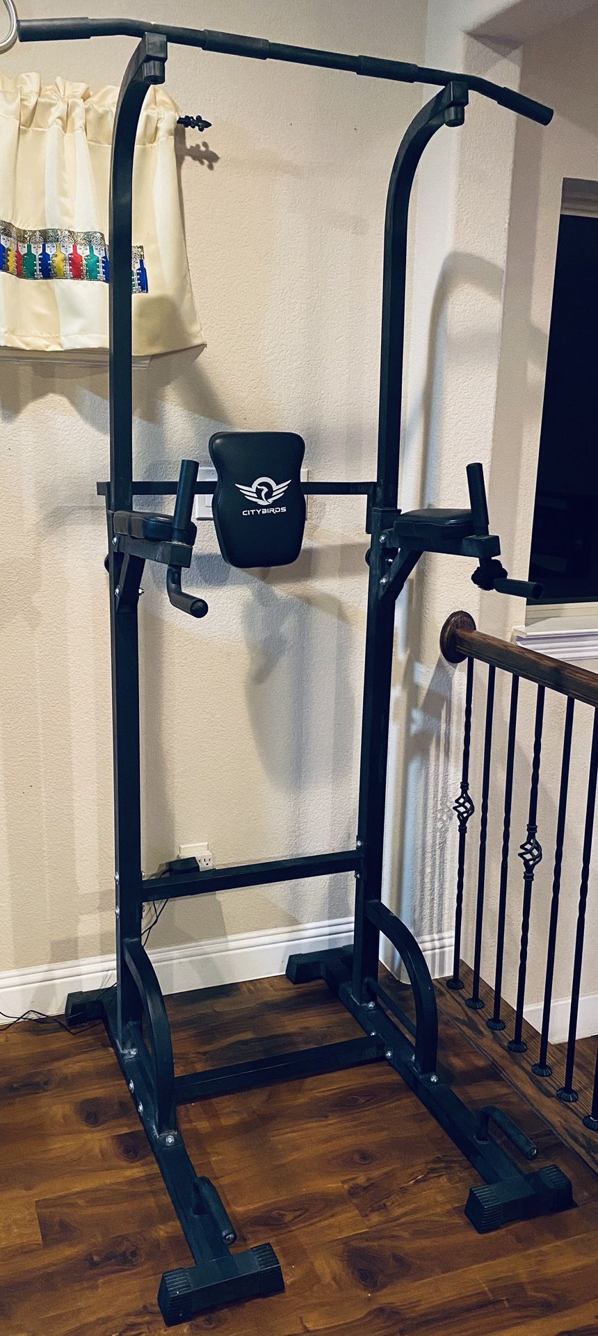 Power Tower Dip Station Pull Up Bar for Home Gym