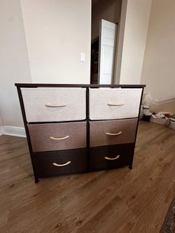 Fabric storage dresser