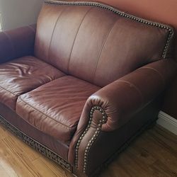 Leather Sofa Brown - FOR FREE