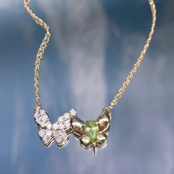 14k Butterfly Necklace