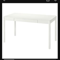 WHITE IKEA TONSTAD MODERN DESK NEW