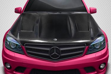 Blemished 2008-2011 Mercedes C Class W204 Carbon Creations AMGT Hood - 1 Piece