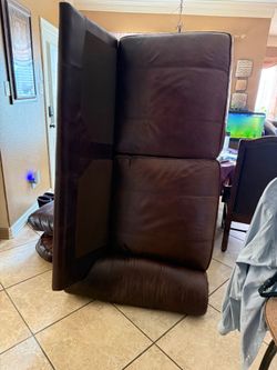 Leather couch