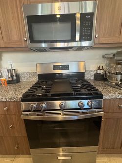 Ge stove and microwave $500