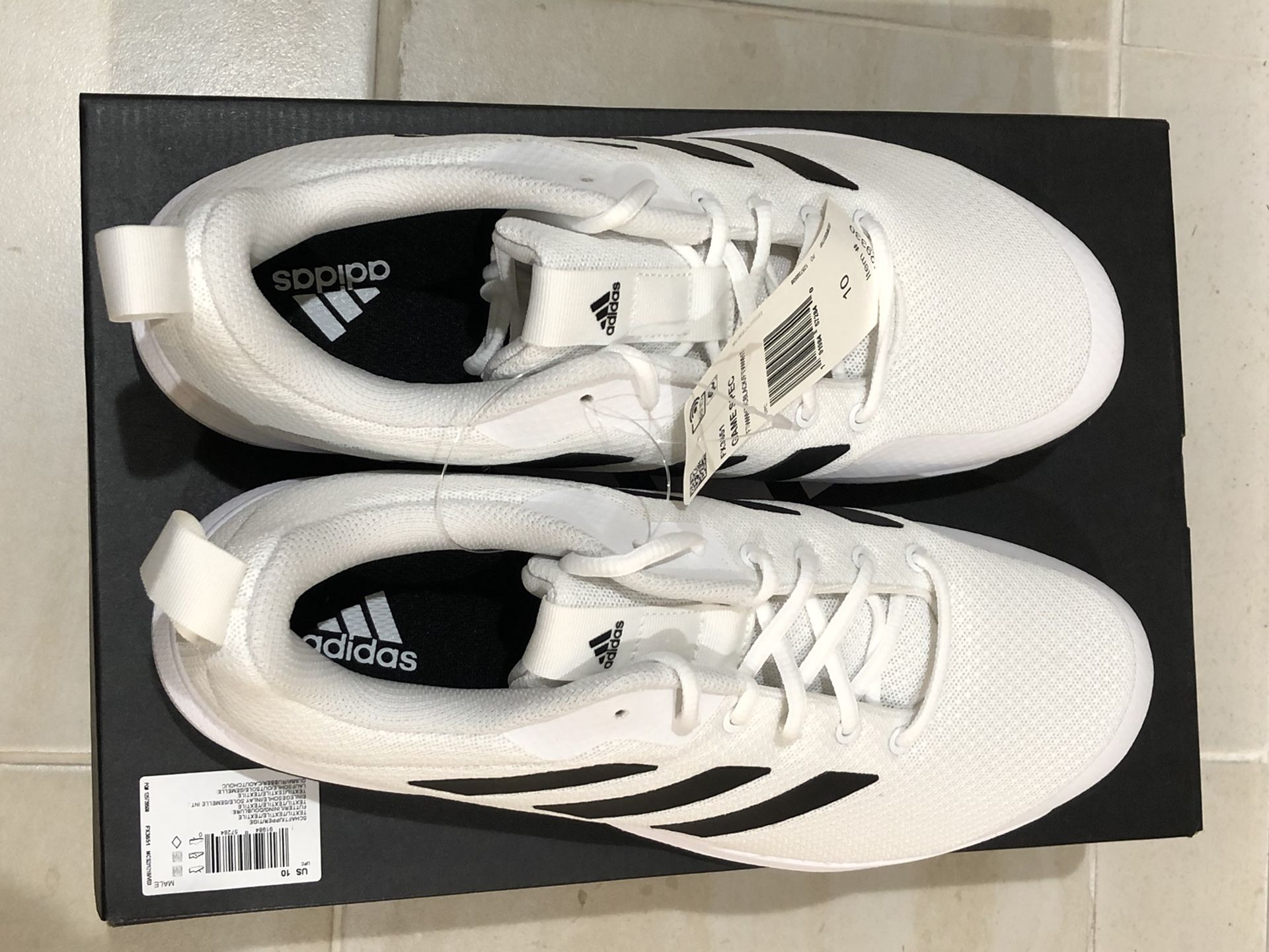 Adidas Premium Tennis Shoes, Size 10