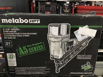 METABO HPT 3-1/4” STRIP FRAMING NAILER IN ORIG. BOX