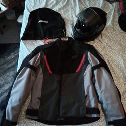 Motorcycle Helmet and Jacket