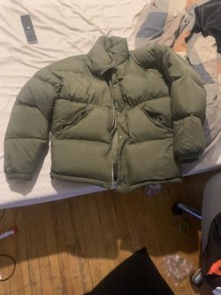Green Zara Puffer Jacket