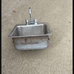 Bar Hand Sink 16x16 Stainless Steels 